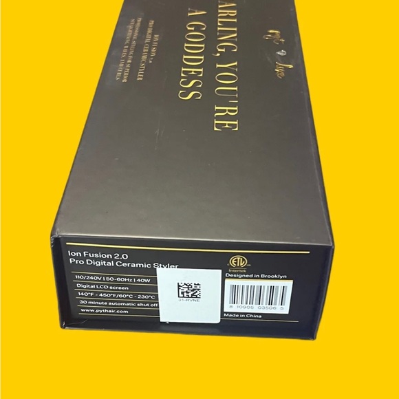 PYT HAIR 1 In Ion Fusion 2.0 Pro Digital Ceramic Flat Iron Tanzanite NIB RV $300 - Picture 9 of 12